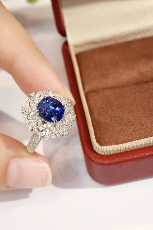 2.5ct 蓝宝石戒指 商品图1