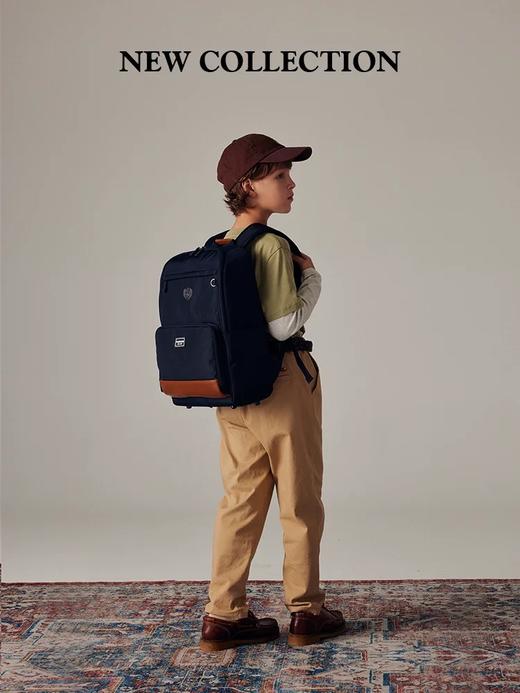 开学装备eland kids衣恋童装书包小学生男女童4-6年级防波水反光超轻书包 商品图3