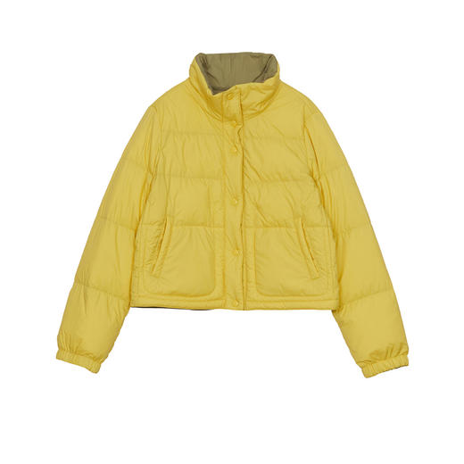 谜底短款两面穿轻薄羽绒服2024秋新品百搭立领宽松鸭绒243MY1191 商品图4