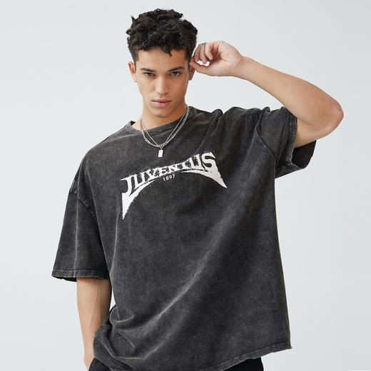 小李子尤文图斯圆领宽松短袖T恤POLO衫短裤男 商品图2