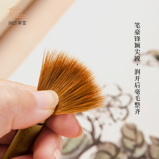 涧边草堂精制湖笔【豹狼毫】 商品图2