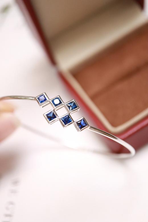 1.11ct 蓝宝石手镯 商品图5