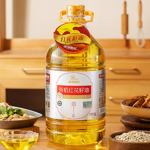 新疆绿洲果实有机红花籽油5L  一级籽油 商品图9