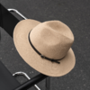 疯帽子 时尚休闲礼帽夏季情侣款男女经典款草帽子 出游逛街CL124 商品缩略图3