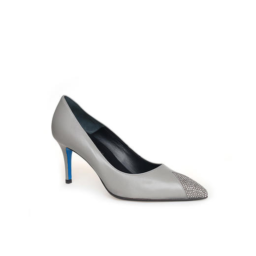 豪麟名鞋LORIBLU女鞋皮鞋羊皮革LR36P灰色 商品图0