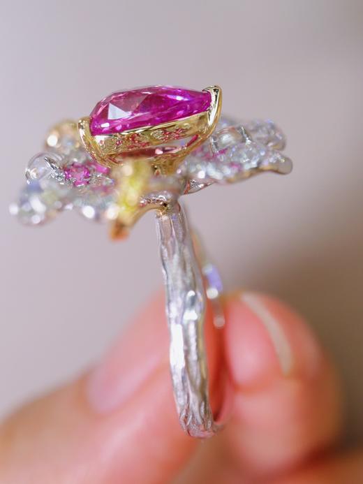 2.33ct 7.05g 帕帕拉恰戒指 商品图2