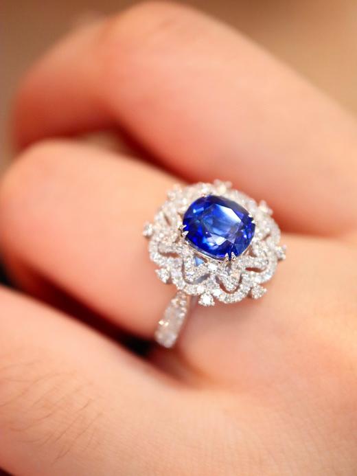 2.5ct 蓝宝石戒指 商品图8