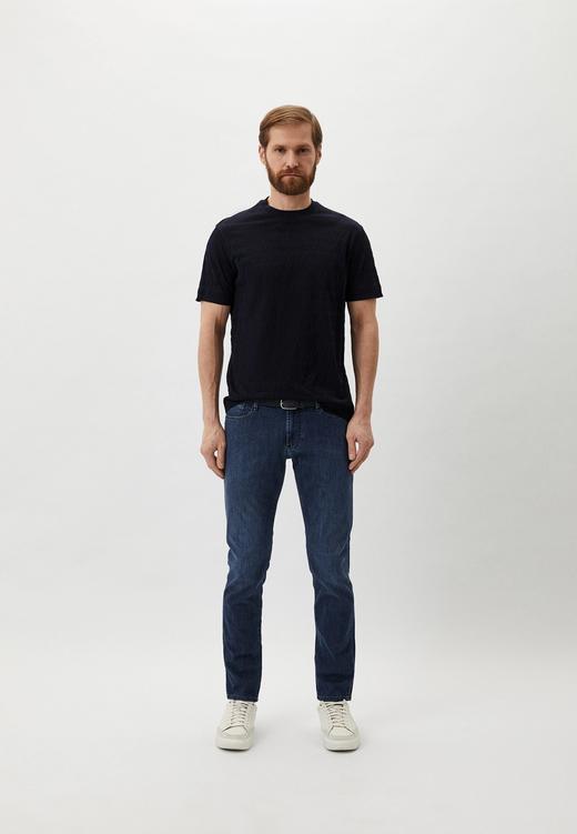 【特惠秒】Emporio Armani 男士全棉针织雕花logo商务休闲短袖T恤 11898 商品图2