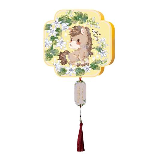 【中秋灯笼手工diy材料包】十二月令生肖龙年花灯 儿童幼儿园挂饰 卡通生肖图案  商品图4