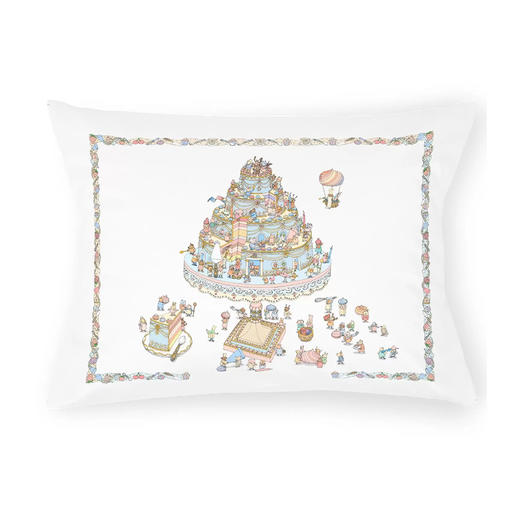 新品 法国Atelier Choux抱枕缎面材质 高端婴童棉枕头宝宝柔软抱枕枕头 商品图4