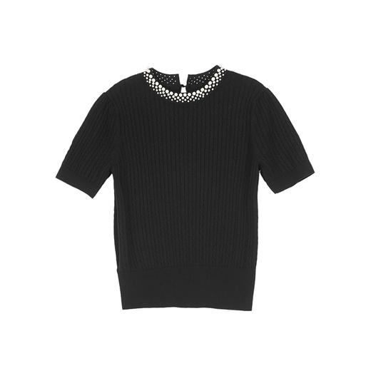 SNE3BD174诗梦女装珍珠装饰领针织衫 商品图5