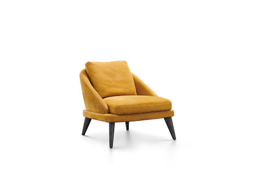 华莱士 休闲椅 | 皮布面料可选，详询客服 商品图0