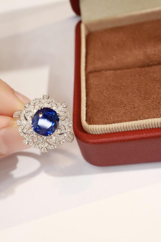 2.5ct 蓝宝石戒指 商品图3