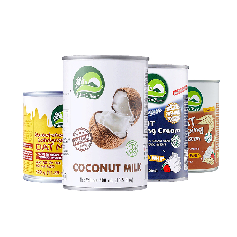 纯椰浆/搅打奶油/甜炼奶 椰子燕麦烘焙原料 制作甜品蛋糕面包 Nature's Charm纯素美食品 泰国进口 全植物