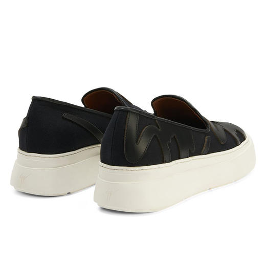 Giuseppe Zanotti 男士签名徽标乐福鞋 黑色 EU40030002 商品图2