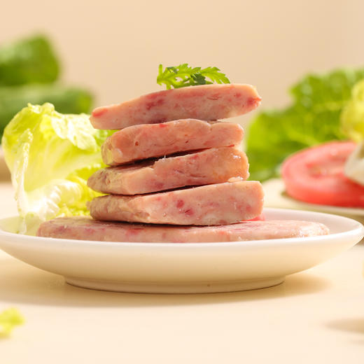 大块肉粒看得见 百搭美味 | 猪掌门午餐肉 早餐三明治即食火锅火腿罐头/小袋即食 40g*8片*2盒 商品图3