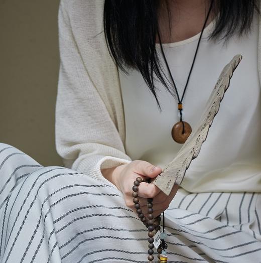 【下单一对赠七夕告白香】青洲·沉香扣无事牌，中国沉香文化博物馆旗下品牌，珍贵沉香好料打造【G】 商品图1