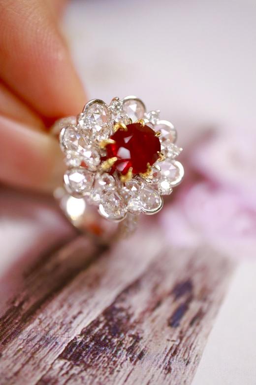 2.06ct 6.58g 红宝石戒指 商品图7