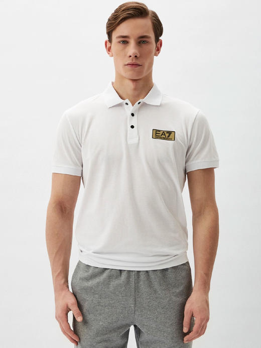 【特惠秒】Armani EA7 男士运动休闲Polo弹棉短袖T恤 11903 商品图2