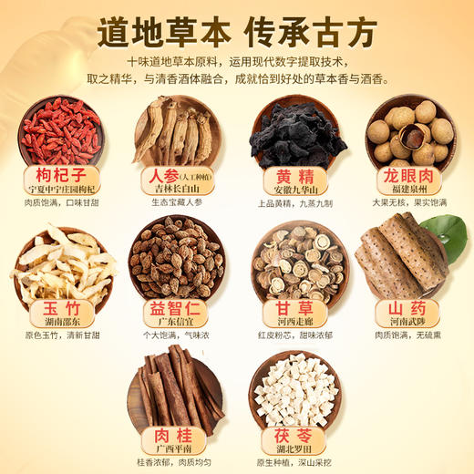 劲牌 十全酒 35度 228ml（礼盒款） 露酒 宴饮佳品 聚会必备 送礼好酒 自饮小酌 聚餐 商品图8