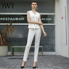 IWY/秋款白色高级感马甲职业装气质高端总裁范收腰显瘦西装套装女CPM1949 商品缩略图3