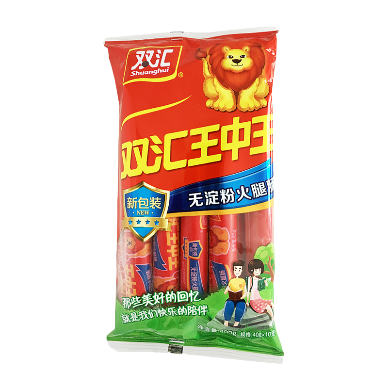 双汇王中王(无淀粉火腿肠)40g*10支