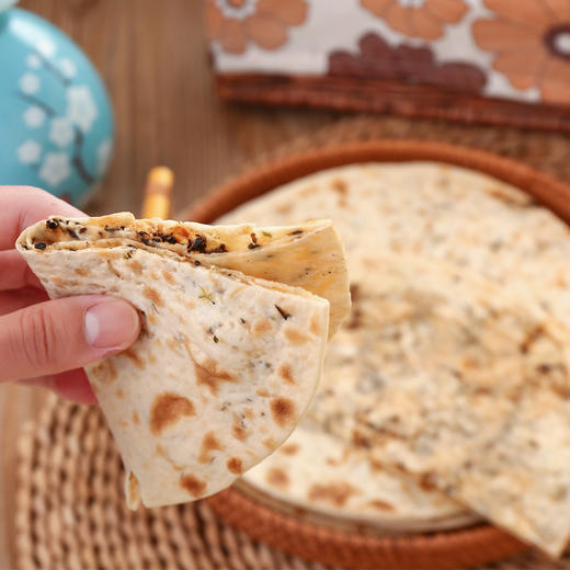 燕子烧饼梅干菜肉烧饼锅盔预制菜速食早餐零食小吃薄酥脆饼 商品图3