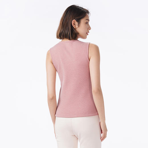 都市丽人保暖衣强暖单件背心天丝德绒复合绒厚女士保暖衣塑身保暖背心LWT4A4 商品图3