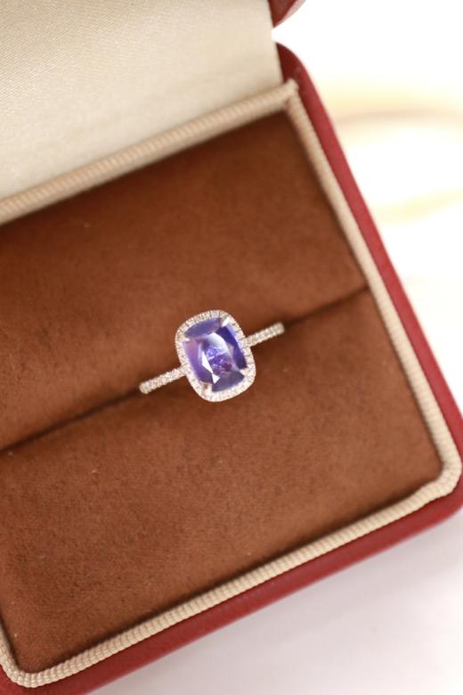 1.35ct 蓝宝石戒指 商品图0
