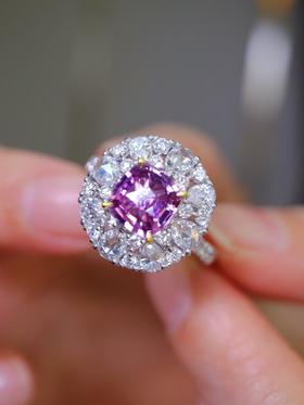 1.62ct 5.33g 帕帕拉恰戒指