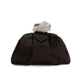 Giuseppe Zanotti 女士镶钻手包 黑色 EB30017001