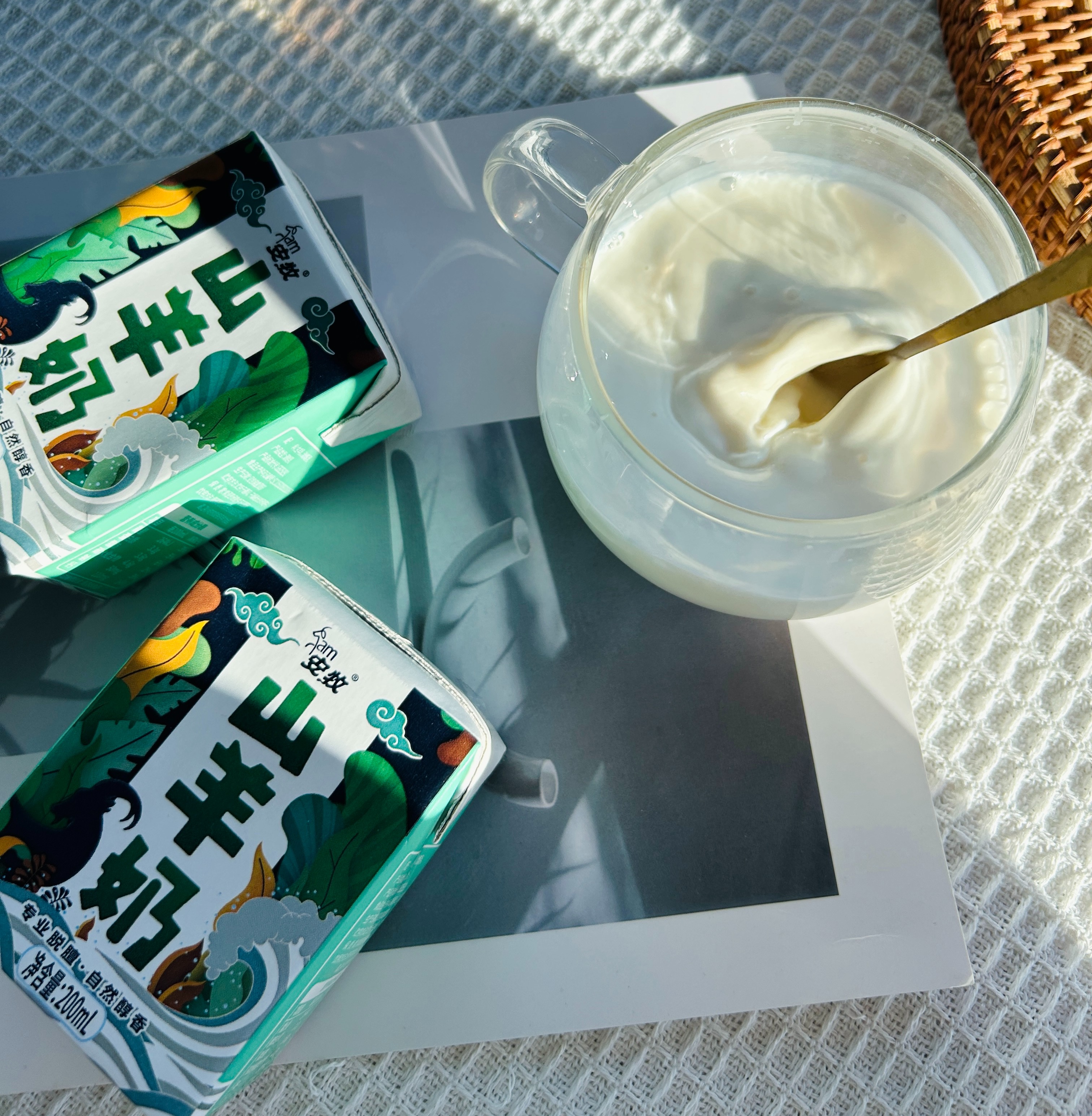 【奶中贵族  浓香无膻的山羊奶】 安牧山羊奶  黄金钙磷比  不腥不膻  醇香不易过敏