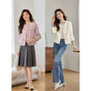 【年货节】熙世界法式箱型小香风短外套2025秋装新款时尚名媛气质花呢上衣 商品缩略图3