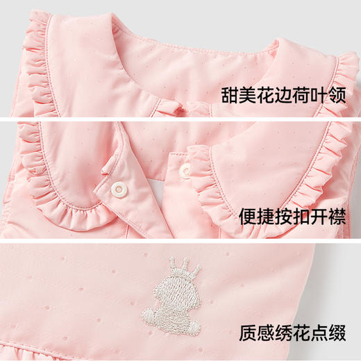 【商场同款】英氏儿童羽绒马甲秋冬季女童保暖羽绒服新款上衣 商品图3