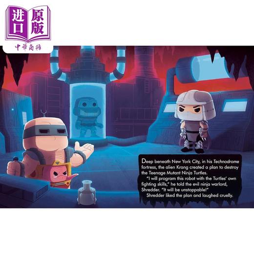 【中商原版】Funko Pop英文原版大眼仔系列小金书4册 Little Golden Book 蝙蝠侠大战小丑DC Batman 神奇女侠 忍者神龟Ninja 商品图3