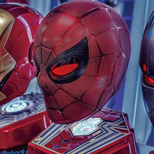 KILLERBODY千世机甲蜘蛛侠头套头盔漫威正版cos风漫威1:1收藏级可穿戴可动眼 商品图2