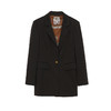 谜底西服外套女士2024秋季新品通勤质感干练西装一粒扣243MW1200 商品缩略图4