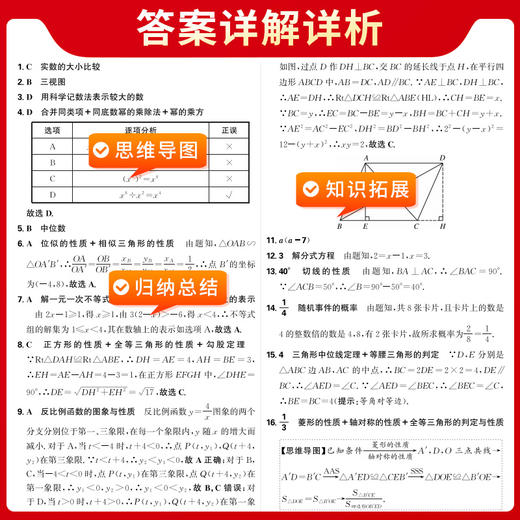 天利38套2025版数学全国中考试题精选2024中考真题试卷中考总复习(教学考试研究院) 商品图4