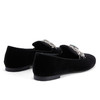 Giuseppe Zanotti 女士签名徽标镶钻乐福鞋 黑色 E460019001 商品缩略图1