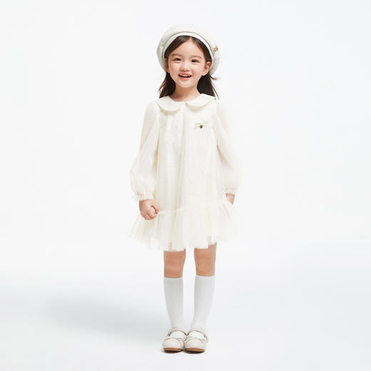 女童闪耀网纱连衣裙新款安奈儿童装实体店同款XG433686 商品图3