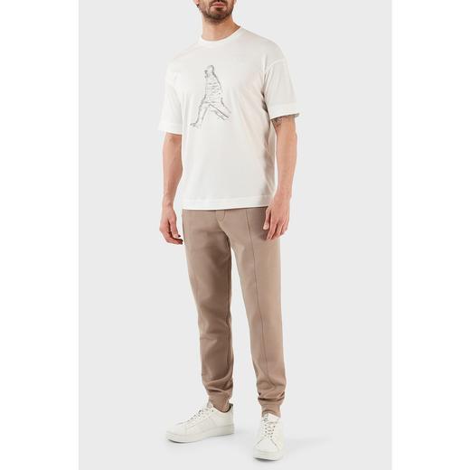 【超惠秒】Emporio Armani 男士 百搭舒适莱赛尔纤维 刺绣签字人行logo 薄款休闲短袖T恤11487 商品图3