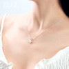 ZEGL925银925银人造猫眼石蝴蝶项链女款2024新款轻奢小众锁骨配饰 商品缩略图2