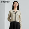 oldcolour2023春秋季新款假两件针织拼接连衣裙女气质网纱裙P341002A1 商品缩略图0