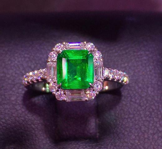 1.13ct 祖母绿戒指 商品图2