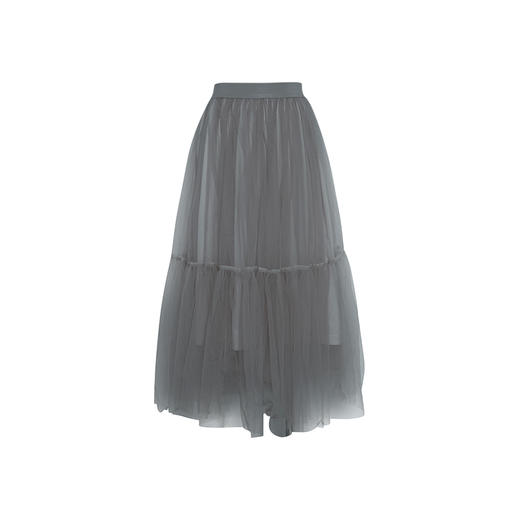 Heydress网纱半身裙女春秋浪漫度假轻盈飘逸层次感宽松A字裙子 商品图4