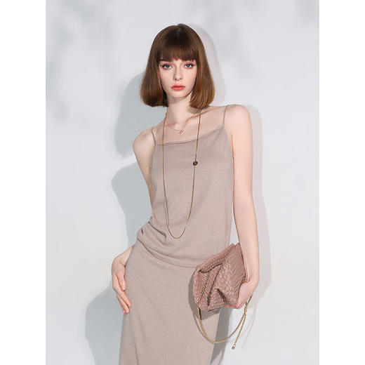 COCOBELLA细闪金葱重工细针针织吊带背心女气质内搭外穿上衣MZ0057 商品图2