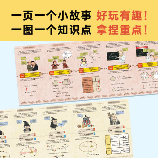 【混知】漫画课本里的数理化  知识点有画面系列 数学/物理/化学【混知出品】 商品图3