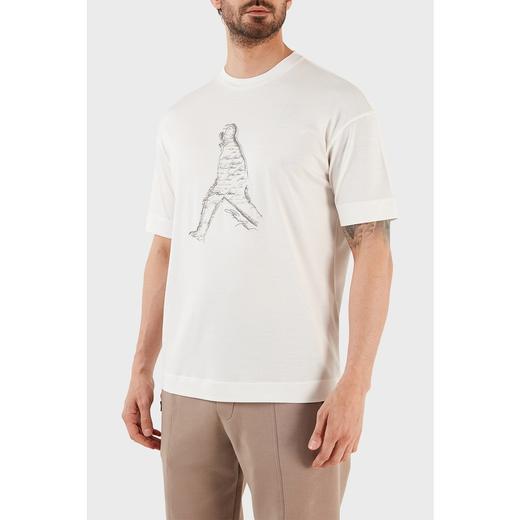 【超惠秒】Emporio Armani 男士 百搭舒适莱赛尔纤维 刺绣签字人行logo 薄款休闲短袖T恤11487 商品图4