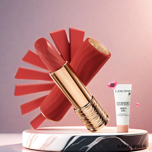 【全球购*送兰蔻防晒小样10ml】Lancôme兰蔻「爱在朝夕」口红3.4g #360晚霞粉#273破晓裸#370暮色玫瑰·现货速达 商品图1