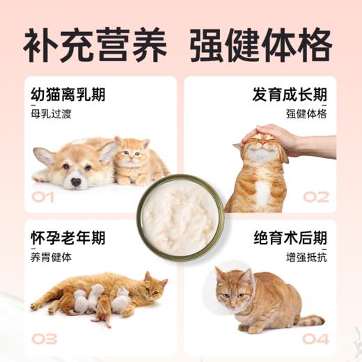 美人喵 羊奶味鸡丝罐奶昔罐 85g/罐 湿粮营养增肥猫罐头多罐装 商品图2